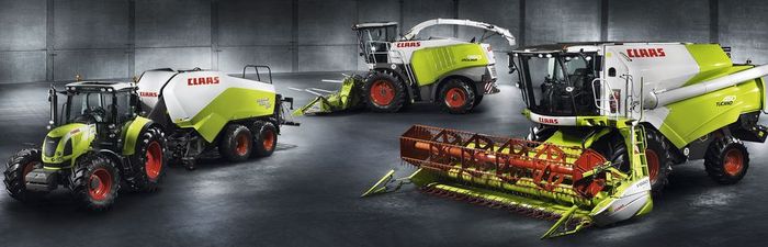 Комбайны, трактора, прессподборщики CLAAS